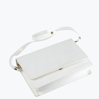 Witte vintage schouder-laktas