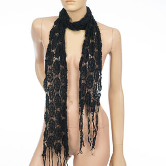 Gehaakt vintage boho hippie sjaaltje