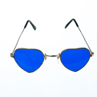 Vintage hippie zonnebril hartjes