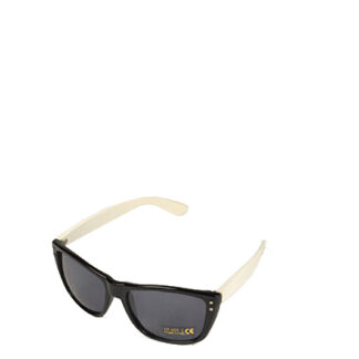Nieuwe retro zonnebril met witte pootjes