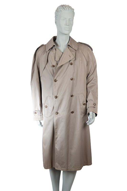 Vintage trenchcoat Shelter jas heren maat L - Afbeelding 3